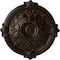 Ekena Millwork Hamilton Ceiling Medallion (Fits Canopies up to 3 3/4"), Hand-Painted Bronze, 17 3/8"OD x 1 3/4"P CM17HABZS - alternate 1
